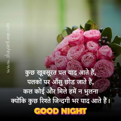 Good Night Shayari In Hindi For Friends