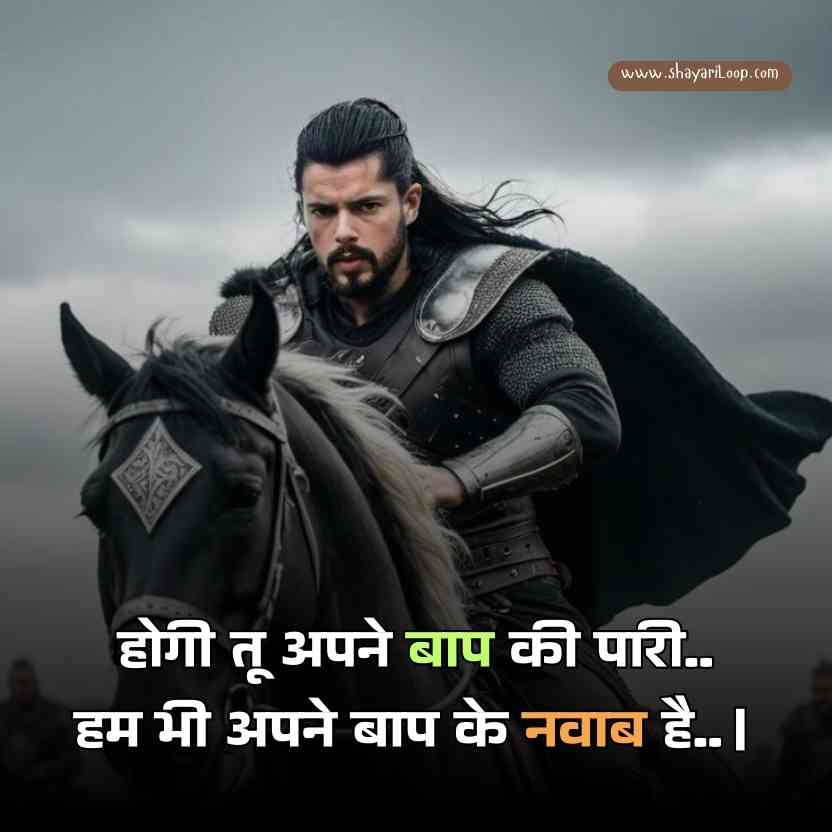 Royal Attitude Status in Hindi for Instagram